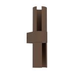 Eglo Veggbelysning Montelauro Aluminium Rusten Up & Down 7W 800lm - 865 Daglys | IP65