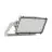 Ledvance LED Flomlys Max Aluminium Grå 600W 77600lm 65x120D - 730 Varm Hvit | IP66 - Asymmetrisk